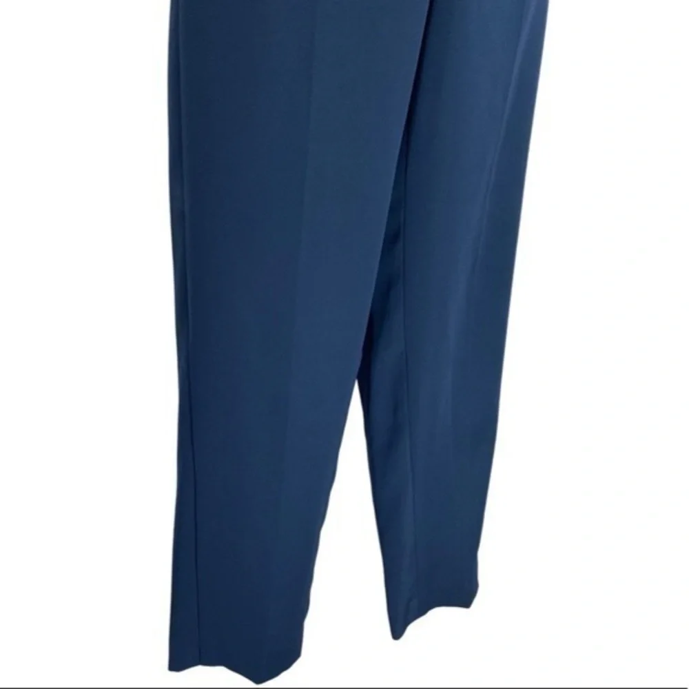 Ann Taylor navy buckle back ankle pants PP55